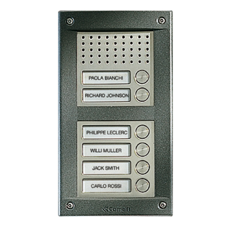 VA6F Comelit EZ-Pack Audio Entry Panel Kit 6 Button - Vandalcom Series