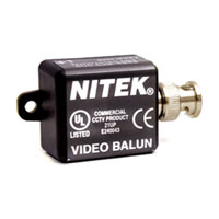 VB37M Nitek Video Balun Transceivers for Twisted Pair up to 750 feet (228 meters) w/ Male BNC