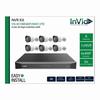 VIS-8CHBR4MP2WAY/2TB InVid Tech 8 Channel NVR Kit 320Mbps Max Throughput - No HDD w/ Built-in 8 Port PoE and 6 x 4MP 2.8mm Outdoor IR Bullet IP Security Cameras