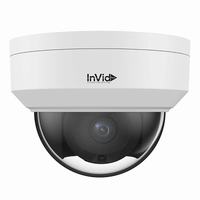 VIS-P4DRXIR28NH InVid Tech 2.8mm 30FPS @ 4MP Outdoor IR Day/Night WDR Dome IP Security Camera 12VDC/PoE