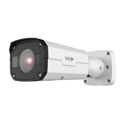 VIS-P5BXIRA2812LC InVid Tech 2.8-12mm Motorized 15FPS @ 5MP Outdoor IR Day/Night WDR Bullet IP Security Camera 12VDC/POE