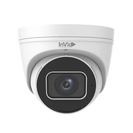 VIS-P8TXIRA2812NH InVid Tech 2.8-12mm Motorized 20FPS @ 8MP Outdoor IR Day/Night WDR Turret IP Security Camera 12VDC/PoE