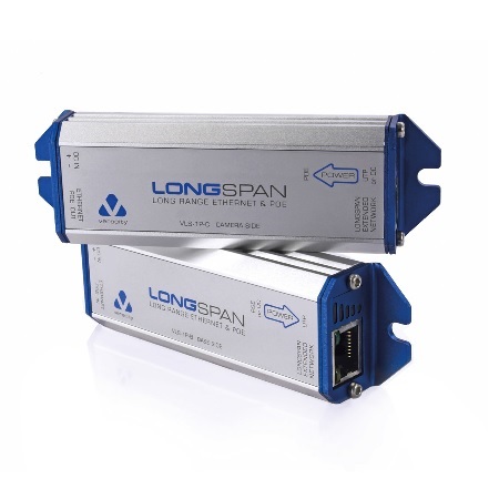 VLS-1N-L Veracity LONGSPAN Lite Single Non POE Converter, 1 Port, No POE