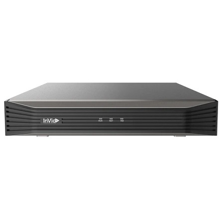 VN2A-4X4/3TB InVid Tech 4 Channel NVR 80Mbps Max Throughput - 3TB with Built-in 4 Plug & Play Ports
