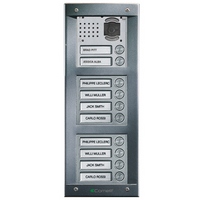 VV10F Comelit EZ-Pack Video Entry Panel Kit 10 Button - Vandalcom Series