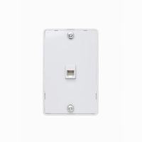 WMTE14W-10 Legrand On-Q Modular Wall Mount Telephone Jack for Hanging Phones - 10 Pack