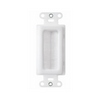 WP1014-WH-V1-04 Legrand On-Q Cable Access Strap Wall Plate White - 4 Pack