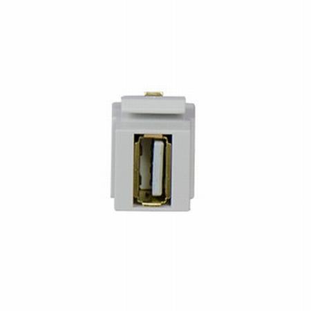 WP1220-WH Legrand On-Q USB A/A Keystone Coupler Insert - White