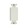 WP3410-WH-10 Legrand On-Q Blank Decorator Outlet Strap White - 10 Pack