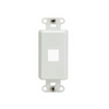 WP3411-WH-10 Legrand On-Q 1-Port Decorator Outlet Strap White - 10 Pack