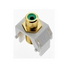 WP3463-WH-20 Legrand On-Q Green RCA to F-Connector White - 20 Pack