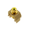 WP3465-IV-20 Legrand On-Q Yellow RCA to F-Connector Ivory - 20 Pack