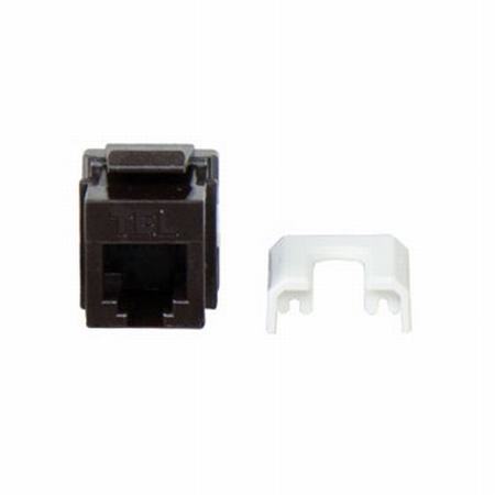 WP3473-BR Legrand On-Q Quick Connect RJ25 6-Position 6-Conductor Telephone Keystone Insert Brown