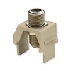 WP3479-IV-20 Legrand On-Q Non-Recessed Nickel F-Connector Ivory - 20 Pack