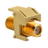 WP3480-IV-20 Legrand On-Q Recessed Gold F-Connector Ivory - 20 Pack