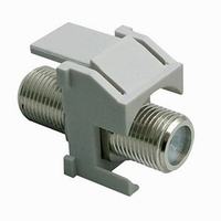 WP3481-GY Legrand On-Q Recessed Nickel Self-Terminating F-Connector Gray