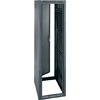 WRK-44SA-27 Middle Atlantic 44 Space (77 Inch), 27 Inch Deep Stand Alone Rack with Rear Door, Black Finish