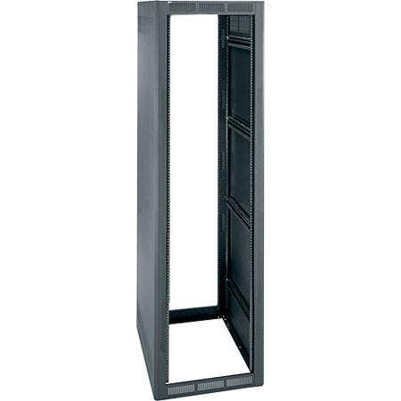 WRK-44SA-32LRD Middle Atlantic 44 Space (77 Inch), 32 Inch Deep Stand Alone Rack without Rear Door, Black Finish