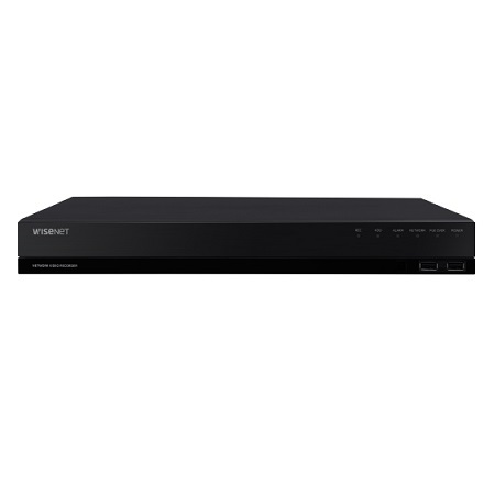 WRN-810S-12TB Hanwha Techwin 8 Channel NVR 80Mbps Max Throughput - 12TB with Built-in 8 Port PoE