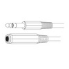 XC20 Vanco Cable 1/4" Stereo Plug / 1/4" Stereo Jack CC 20ft
