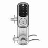 YRC226-ZW2-NW-5-619 Yale Touchscreen, Interconnected Lockset, NW Lever, Z-Wave,  5 1/2" Prep - Satin Nickel