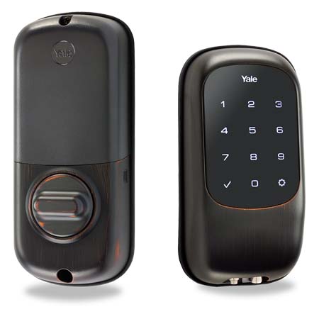 [DISCONTINUED] YRD120ZW0BP Yale Touchscreen Z-Wave Key Free Deadbolt - Oil Rubbed Bronze (Permanent)