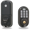[DISCONTINUED] YRD210ZW0BP Yale Push Button Z-Wave Deadbolt - Oil Rubbed Bronze (Permanent)