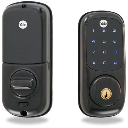 [DISCONTINUED] YRD220ZW0BP Yale Touchscreen Z-Wave Deadbolt - Oil Rubbed Bronze (Permanent)