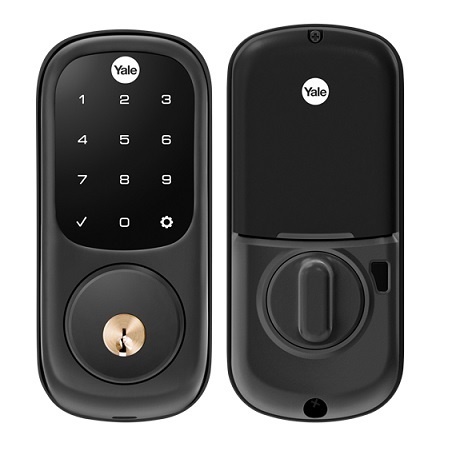 YRD226-CBA-BSP Yale Assure Lock Touchscreen, Connected by August Module Inclusion - Black Suede