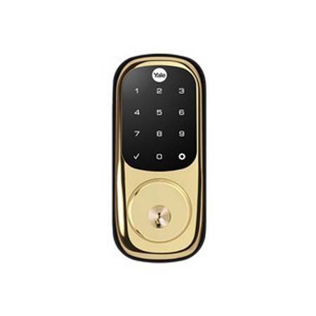 [DISCONTINUED] YRD226ZW605 Yale Touchscreen Z-Wave Deadbolt - Bright Brass-PVD