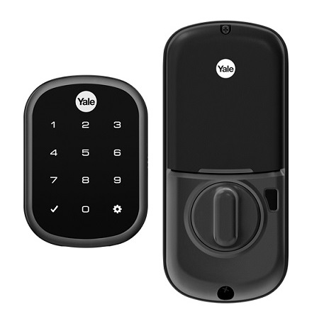 YRD256-HA2-BSP Yale Touchscreen Zigbee-Key Free Deadbolt - Black Suede