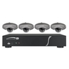 ZIPK4iM1 Speco Technologies 4 CH Plug-and-Play NVR 1080p 120FPS1TB w/ 4 Intensifier Outdoor Mini-Dome 3.7mm lens