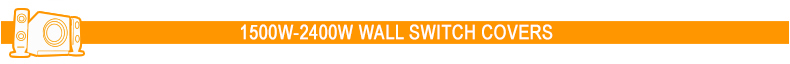 1500W-2400W Wall Switch Covers