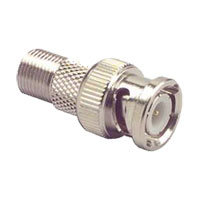 ABF-147-10 BNC Male to F-Female Adapter - 10 Pack