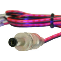 CA-1610-3FLQ-10 Seco-Larm DC Plug w/ LED & 3ft. Wire - Pack of 10