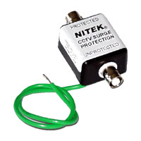 CAMPTR1 Nitek Coaxial Cable In-line Surge Protector for CCTV Cameras