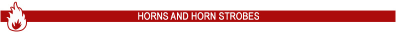 Horns and Horn Strobes