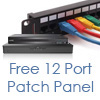 DWG Exclusive - FREE 12 Port Patch Panel with Select 8 Channel Uniview or 8 Channel Nuvico Xcel Recorders