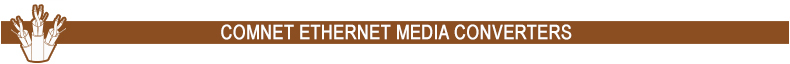 Comnet Ethernet Media Converters 