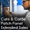 Simplify Cable Management, Enhance Troubleshooting, & Provide Traceability with Cat6 & Cat5e Patch Panel Extended Sales at DWG