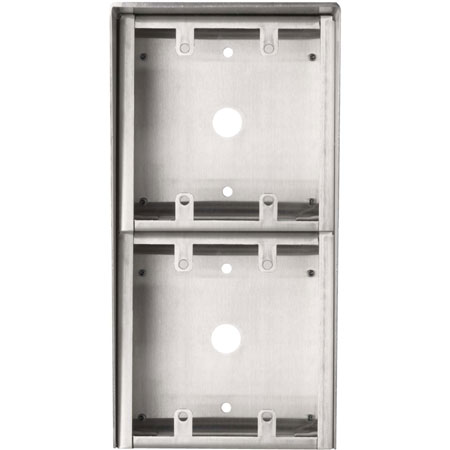 SBX-2BV AIPHONE VERTICAL SURFACE MOUNT BOX, HID-SS + 2-GANG SUB-DISCONTINUED