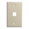Vertical Cable 1 Port Wall Plates
