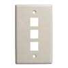 Vertical Cable 3 Port Wall Plates