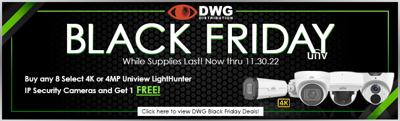 DWG Black Friday Free Uniview Security Cameras Offer